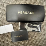 Versace Sunglasses Eyeglasses Glasses Hard Case Designer Clamshell 6”x2.5”x1.5“ Photo 0