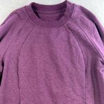 Lululemon Athletica 6 Scuba Crew Heathered Marvel Crew Neck Cotton Terry Basic Photo 3