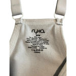 Ryka Sports Bra Women's M White V Neck Racerback Low Impact Activewear Unpadded Photo 4