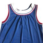 1970s Lorraine Blue Sleeveless Maxi Chemise House Dress Vintage Nightgown Photo 5