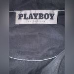 Playboy Black Shirt with White Stitching Photo 3