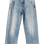 Pilcro  Anthropologie Baggy Light Blue Stone Wash Denim Jeans Size 2/26 Photo 0