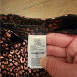 Banana Republic midrise skinny metallic leopard jean black copper Size 27 short Photo 4