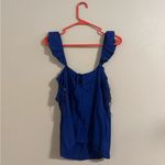 Andree by Unit  Vibrant Blue Ruffle Top Photo 2