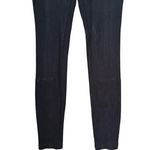 Theory  Womens Sz P (XS) Black Ankle Leggings Pants Stretch Structured Pull On Photo 2