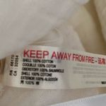 Saturday Sunday By Anthropologie Cream Gauzy Overalls Tie Shoulder size medium Photo 9