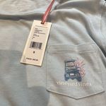 Vineyard Vines  Women's S long sleeve pocket t shirt iconic golf cart print NWT Photo 7