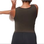 Good American NWT  THE KNOT A QUITTER TANK in Olive Photo 1