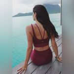 Alo Yoga NWT Airlift Double Trouble Sports Bra Wild Berry SOLD OUT Color Size M Photo 1