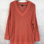 Torrid Women Sweater 1X Open Knit Fall Harvest Minimalist Relaxed Pumpkin Patch Photo 0
