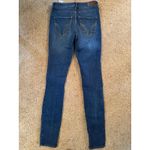 Hollister High Rise Super Skinny Jeans Ripped Blue Denim Size 27x32 Photo 1