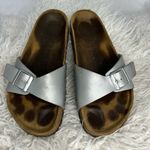 Birkenstock  Silver Madrid Sandals Size 39 Photo 2