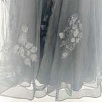 Camille La Vie Womens Whimsigoth Floral Applique Corset Tulle Gown Dress Size 14 Photo 5