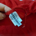 Rampage Size Large Red Stretchy Lingerie Tope Frilly Sexy Cute Sheer Honeymoon Photo 5