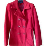 Anne Klein Ann Klein SZ S red wool peacoat Photo 0