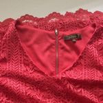 NWT Melonie T women’s coral lace bell sleeve shift dress, size 16 Photo 1