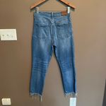 Madewell  High Rise Slim Crop Boyjean Raw‎ Hem 26 Photo 6