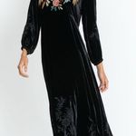 Johnny Was heavily embroidered, BIANCA VELVET MAXI DRESS NWT Photo 10