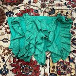 Anthropologie New with Tag Green Boho Ruffle Cropped Tube Top Size XL flaw Photo 0