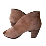 Lucky Brand Joal Shooties Womens Tan Suede Leather Boho Ankle Boots Bootie SZ 8 Photo 2