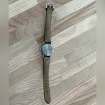 Acqua Ladies Watch Vintage Two Tone Case Brown Leather Strap White Dial Photo 5