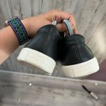 Vince  Black Leather Corbin Slip On Sneaker Shoes Womens Size 10 Photo 3