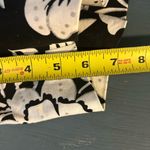 Diane Von Furstenberg  Black and White Floral Shorts | Size 4 Photo 6