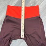 Athleta Tenacity Mesh Cutouts High Rise Powerlift Leggings Burgundy Small Photo 11