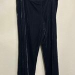 Soma NEW  Velvet Pants Size Large Gray Loungewear Elastic Waist Pant with Pockets Photo 8