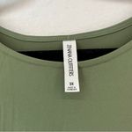 Zenana Outfitters  Front Knot Sleeveless Top Blouse Womans Size 3X Green Photo 2