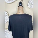 PINK - Victoria's Secret NTM: Victoria’s Secret PINK Black Crop Top w/ Red & Purple Rhinestone Rose Sz M Photo 11