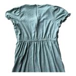 Lane Bryant V neck short Puff-Sleeve Linen Jumpsuit in green size 22 Photo 6