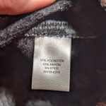 Vtg Y2K Christopher & Banks Blue Black Paisley Tapestry High Neck Zip Jacket S Photo 3