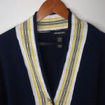 Norton Mcnaughton Norton Studio L Academia Navy Preppy Cardigan Sweater Photo 6