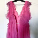 Maria Lucia Hohan Dress Iselin Tulle Maxi Birthday Fun Wedding Pink 4 GUC Photo 7