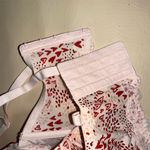 Adore Me Women's Longline Bra 34DD Pink Hearts Underwire Lace Trim Photo 2