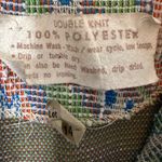 Vintage Paisley Print Knit Jacket Green Photo 6