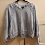 Aerie  Hey Crochet Sweatshirt Photo 0