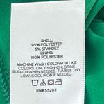 EXPRESS NEW Deep V Neck 3/4 Balloon Sleeve Bodysuit Extra Small Solid Green Photo 6