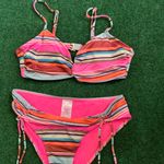 No Boundaries  Multi color 2 piece Bikini Set size 7-9 Photo 2