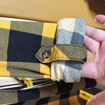 Rue 21  Mustard Yellow & Black Buffalo Check Plaid Button Down Shirt Size XS Photo 10