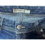 Buckle BKE Harper Straight Leg Jeans Women's SZ 30 Blue Denim Stretch Mid Rise Western Photo 3