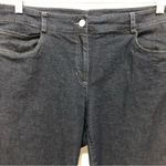 Eileen Fisher Jeans Dark Blue Denim Size Medium 5-Pocket 10” Rise Straight Leg Photo 6