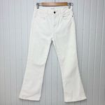 frame denim  Le Crop Mini Boot Women's Flare White Jeans Size 28,  Style# LCMB790 Photo 2