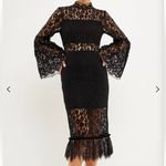 Endless Rose  Long-Sleeved Lace Midi Dress Photo 10