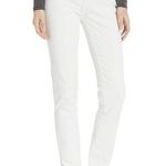 DL 1961 Midrise Curvy Straight white jeans size 29 Photo 0