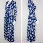 Love Shack Fancy NEW Min Maxi Dress, floral on blue, small Photo 2