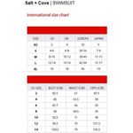 Salt + Cove Juniors' Retro Hibiscus Lace Up Bikini Bottom White Colorful XL Size undefined Photo 6