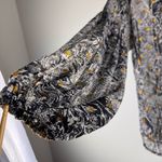 Love stitch long sleeve bohemian boho peasant blouse‎  gold metallic print Sz S Photo 7