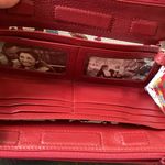 Brighton  Red Croc-Embossed Leather Wristlet Photo 6